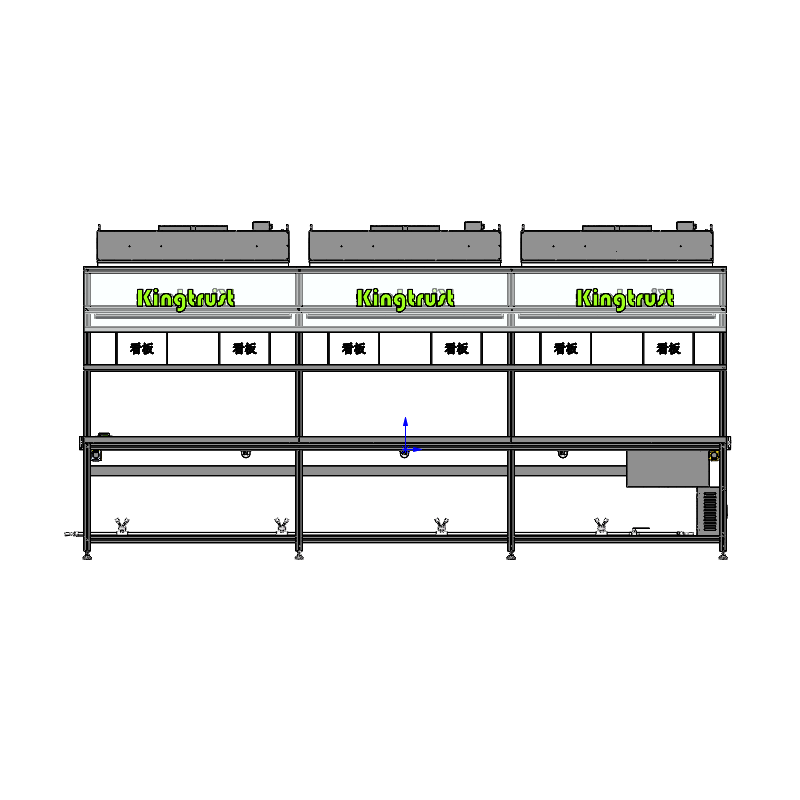洁净流水线-正视图